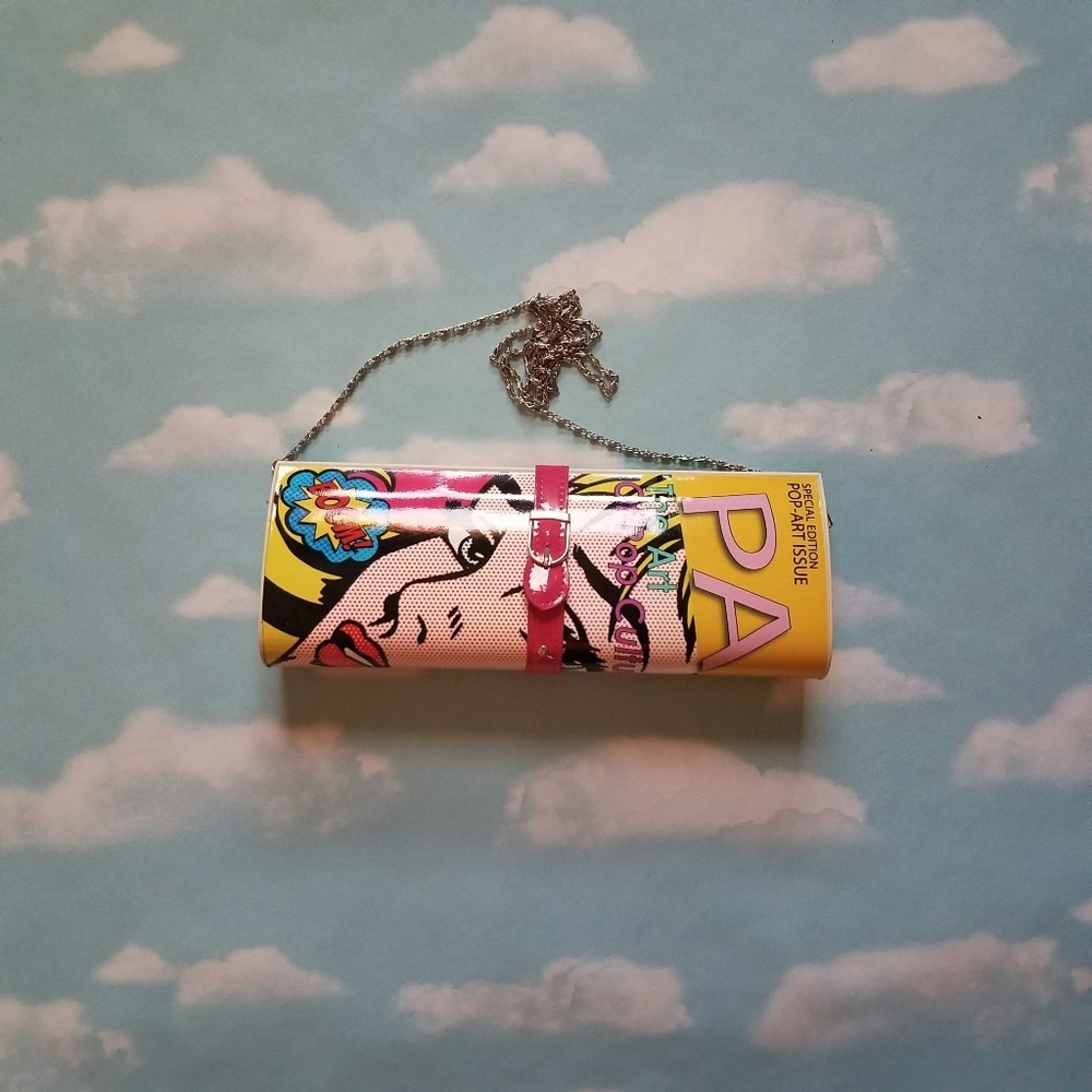 Super fun magazine clutch